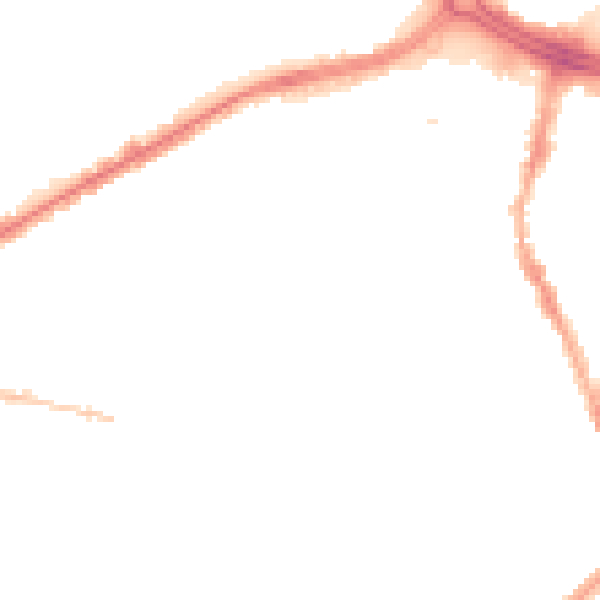 Night-time road noise heatmap for S11 8FF