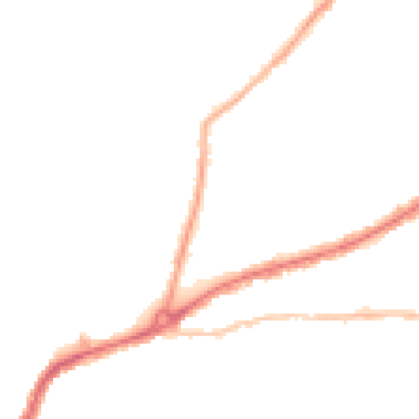 Night-time road noise heatmap for S11 8RQ