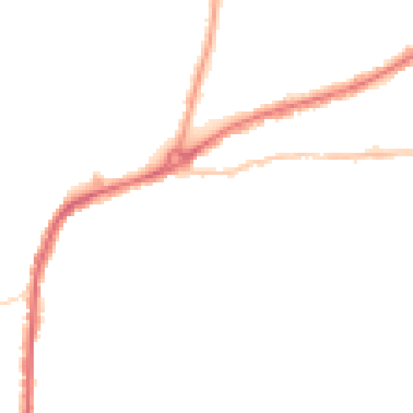Night-time road noise heatmap for S11 8XA