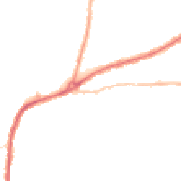 Night-time road noise heatmap for S11 8ZP