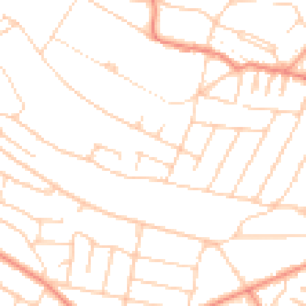 Daytime road noise heatmap for S11 9BU