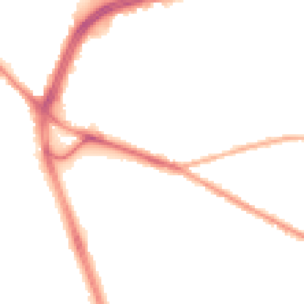 Night-time road noise heatmap for S12 2AE