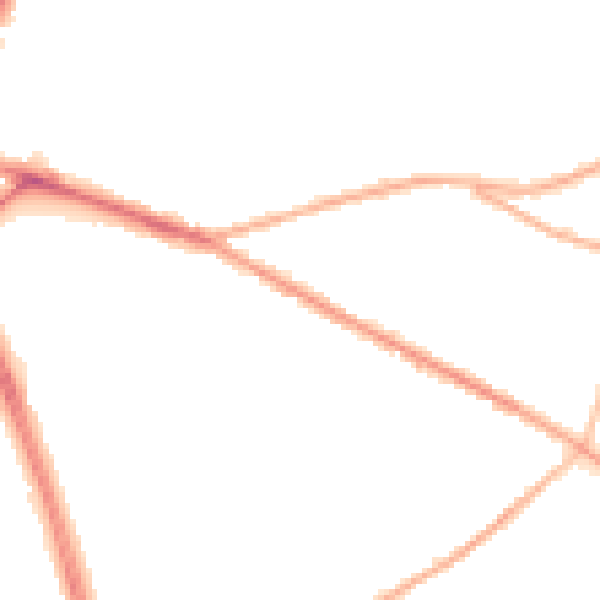 Night-time road noise heatmap for S12 2AQ