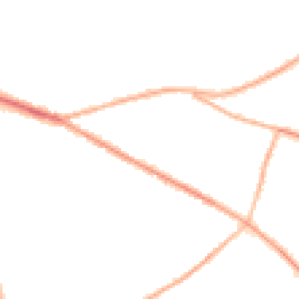 Night-time road noise heatmap for S12 2BF