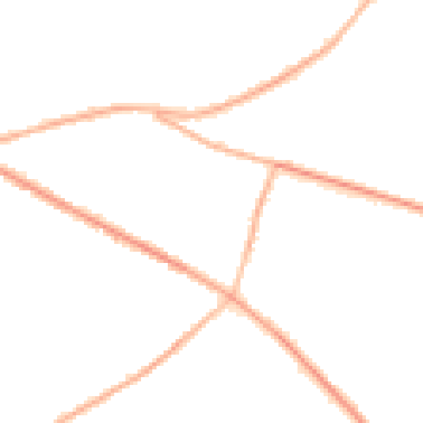 Night-time road noise heatmap for S12 2BL
