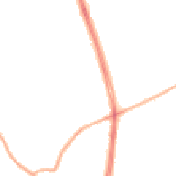 Night-time road noise heatmap for S12 2UA