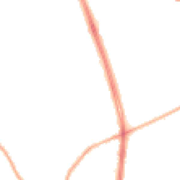 Night-time road noise heatmap for S12 2UB