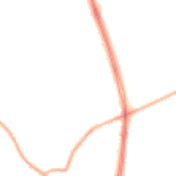 Night-time road noise heatmap for S12 2UE