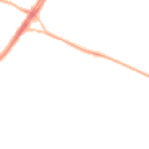 Night-time road noise heatmap for S12 3HE