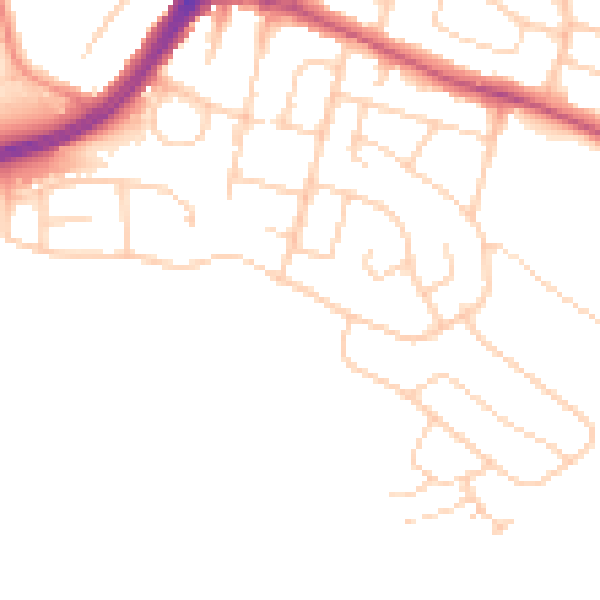 Daytime road noise heatmap for S12 3HP