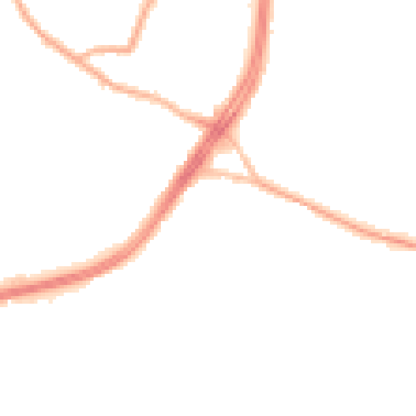 Night-time road noise heatmap for S12 3LD