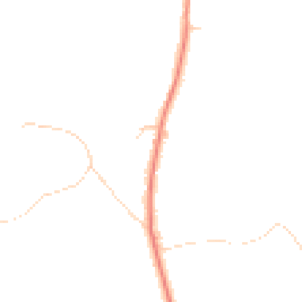 Daytime road noise heatmap for S12 3XW