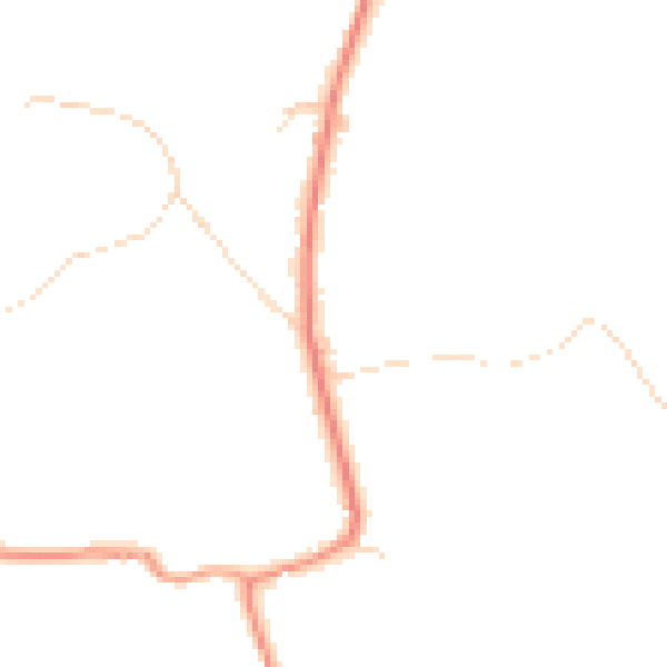 Daytime road noise heatmap for S12 3XY