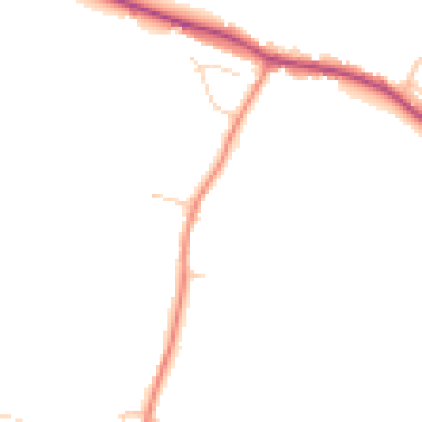 Daytime road noise heatmap for S12 3XZ