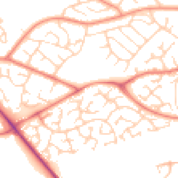 Daytime road noise heatmap for S12 4LS