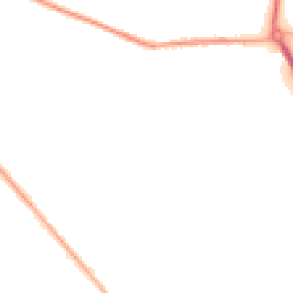 Night-time road noise heatmap for S12 4RT