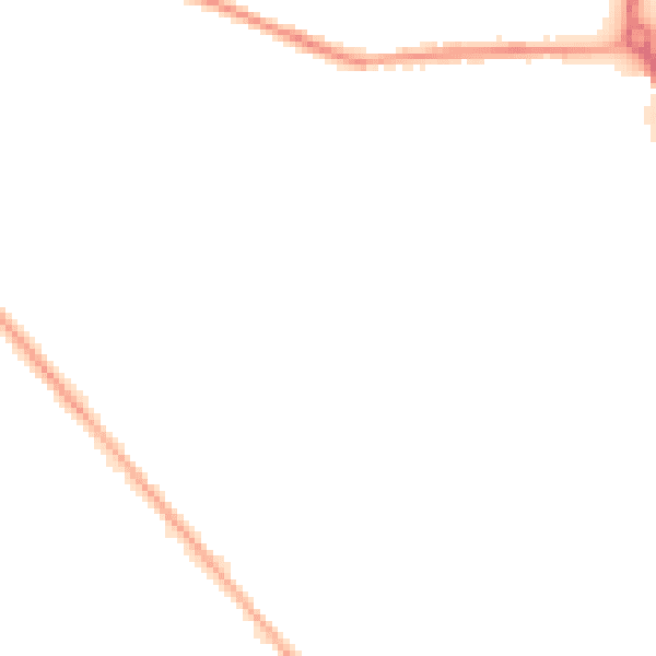 Night-time road noise heatmap for S12 4RU