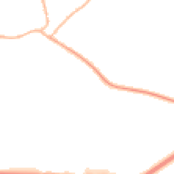 Night-time road noise heatmap for S13 7AA