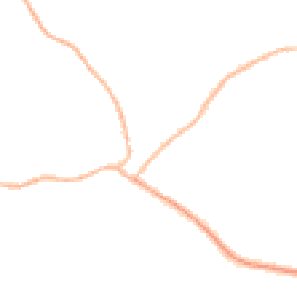 Night-time road noise heatmap for S13 7AF