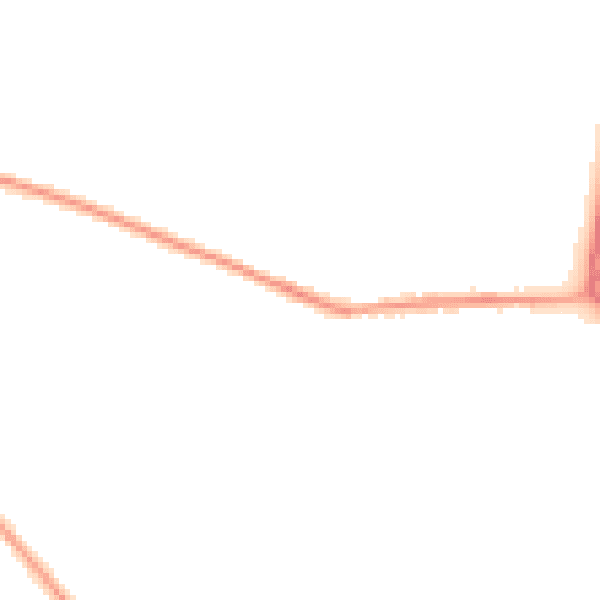 Night-time road noise heatmap for S13 7BD