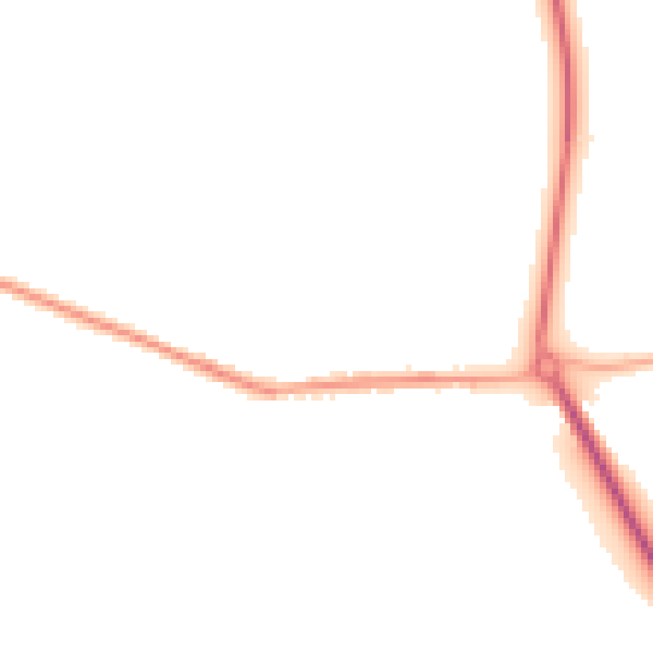 Night-time road noise heatmap for S13 7BH