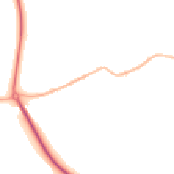 Night-time road noise heatmap for S13 7EE