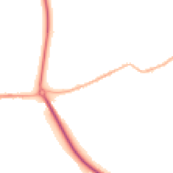 Night-time road noise heatmap for S13 7ES