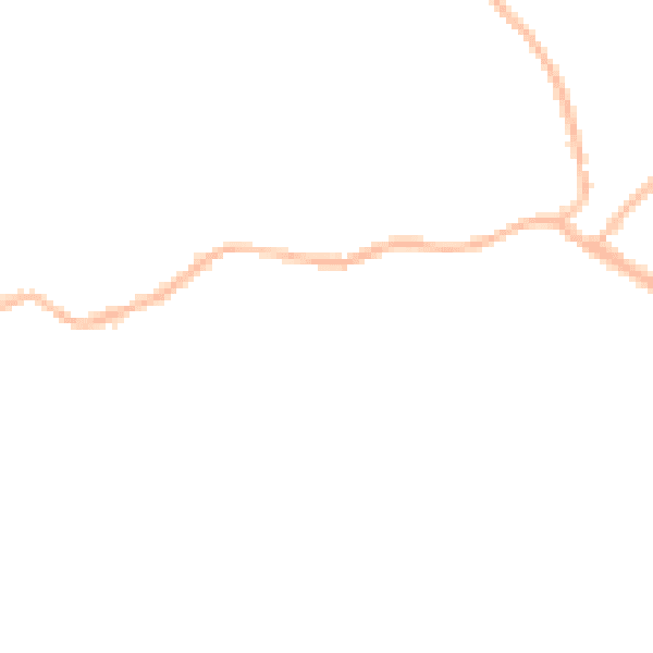 Night-time road noise heatmap for S13 7JY