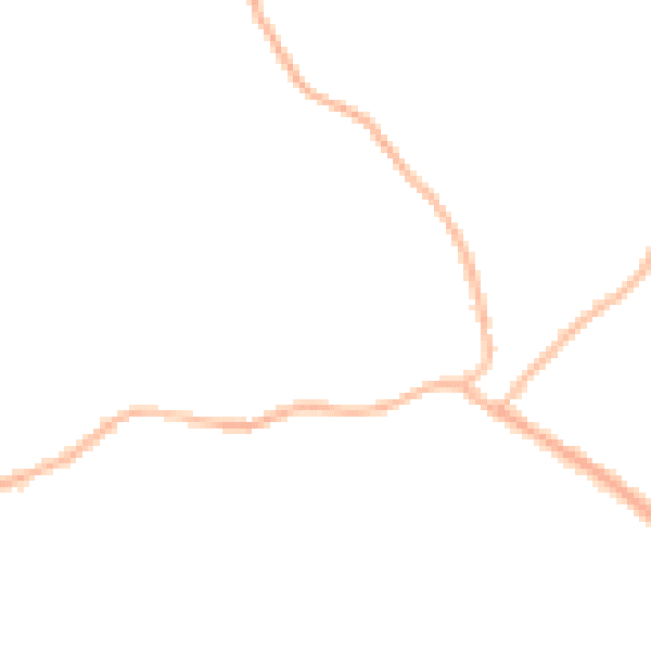 Night-time road noise heatmap for S13 7LE
