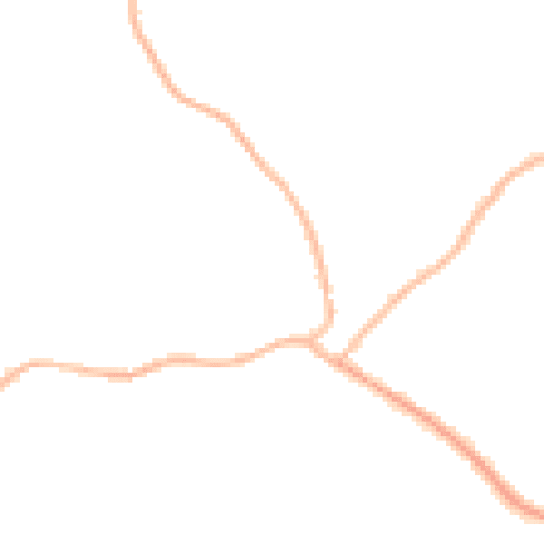 Night-time road noise heatmap for S13 7PB