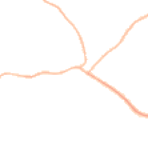 Night-time road noise heatmap for S13 7PJ