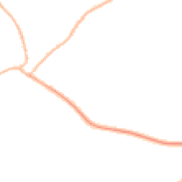Night-time road noise heatmap for S13 7PU