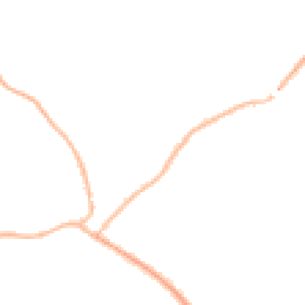 Night-time road noise heatmap for S13 7RR