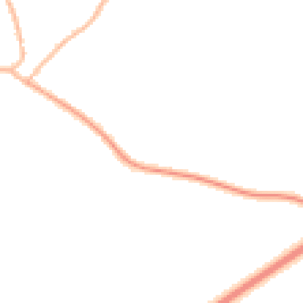 Night-time road noise heatmap for S13 7RX