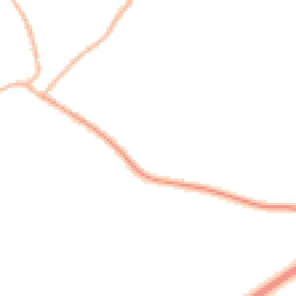 Night-time road noise heatmap for S13 7RZ