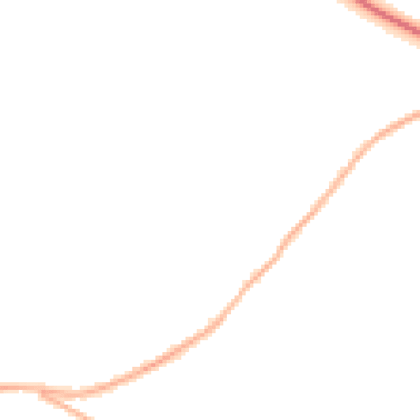 Night-time road noise heatmap for S13 8FY