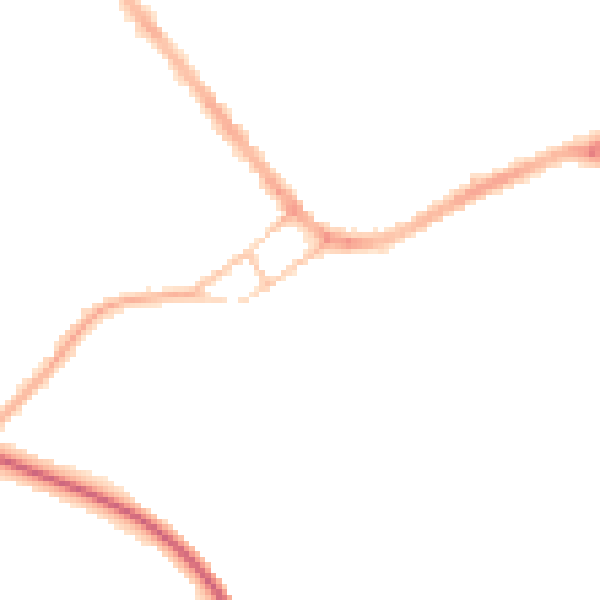 Night-time road noise heatmap for S13 8TW