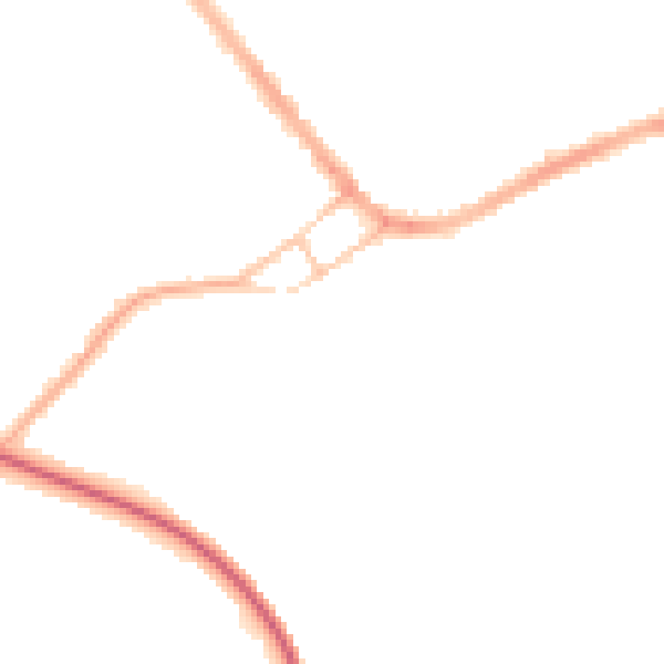 Night-time road noise heatmap for S13 8UA