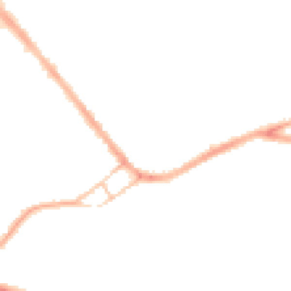 Night-time road noise heatmap for S13 9AG