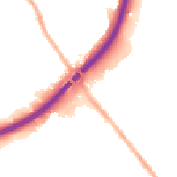 Night-time road noise heatmap for S13 9BG