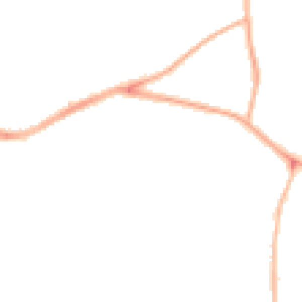 Night-time road noise heatmap for S13 9HN