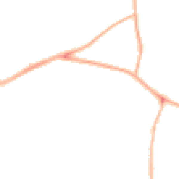 Night-time road noise heatmap for S13 9HP