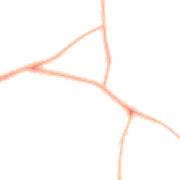 Night-time road noise heatmap for S13 9HR