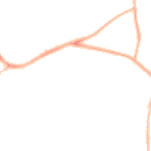 Night-time road noise heatmap for S13 9HT