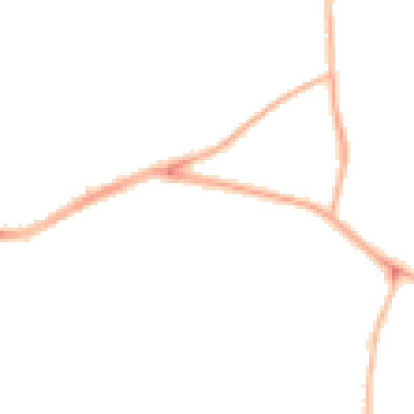 Night-time road noise heatmap for S13 9HW