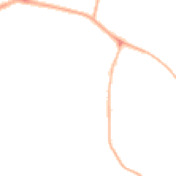 Night-time road noise heatmap for S13 9QF