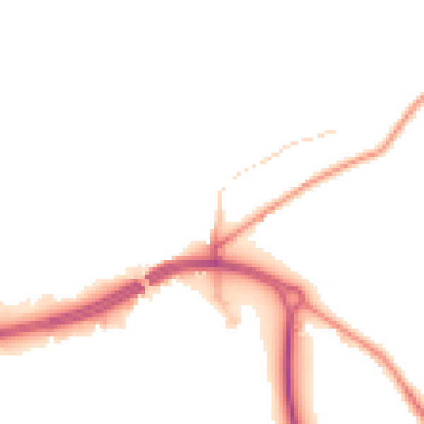 Daytime road noise heatmap for S13 9ZL