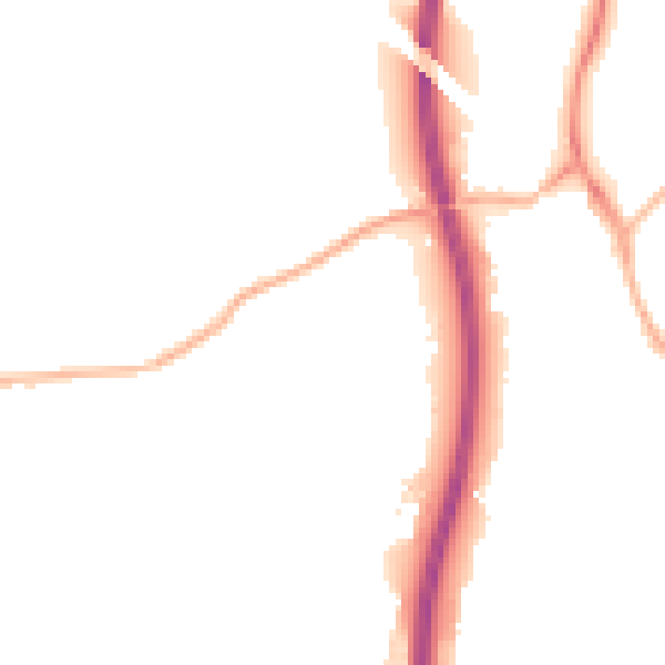 Night-time road noise heatmap for S18 1NZ