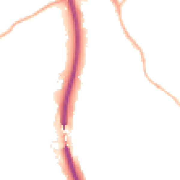 Night-time road noise heatmap for S18 1PJ