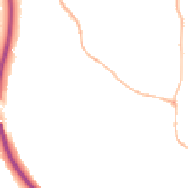 Night-time road noise heatmap for S18 1QB